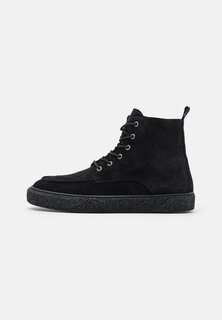 Ботильоны на шнуровке Bianco, черные