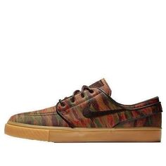 Кроссовки stefan janoski sb Nike, коричневый