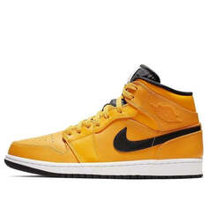 Кроссовки 1 средние Air Jordan, золотой
