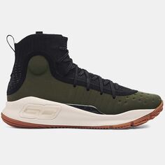 Баскетбольные кроссовки Curry 4 Retro Curry Camp Under Armour, цвет Schwarz
