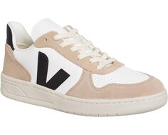 Кроссовки VEJA V-10, цвет Extra White/Black/Sahara