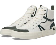 Кроссовки Lacoste L004 Mid 223 1 CMA, цвет Off-White/Dark Green