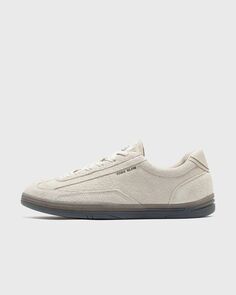 Кроссовки Stone Island Suede Leather Lace-Up Sneaker, цвет natural beige