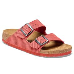 Сандалии Arizona VL Corduroy Sienna Red Birkenstock, цвет Rot/Rot