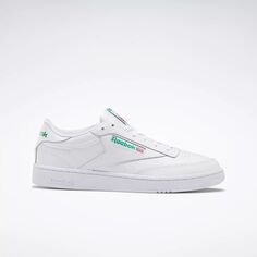 Кроссовки Club C 85 Reebok, белый/зеленый
