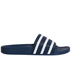 Сандалии adilette Adidas, цвет Blau/Weiß/Blau