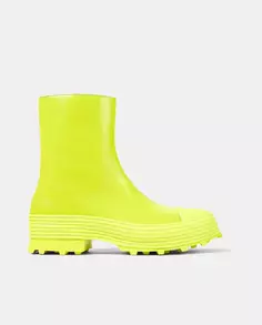 Кожаные ботинки унисекс на молнии camperlab, зеленый