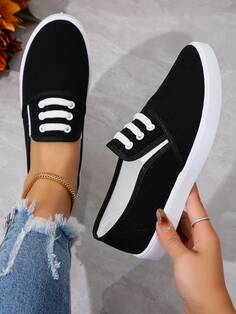 Женская уличная обувь черного цвета в стиле casual, весна/осень, черный NO Brand