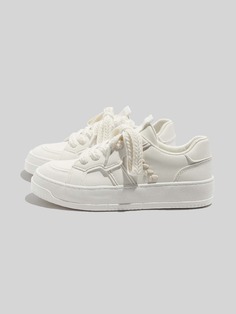 Кроссовки SHEIN, кремовый/бежевый NO Brand
