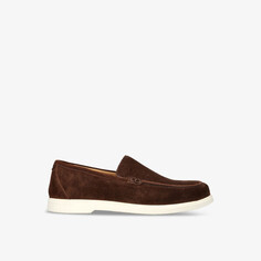 Замшевые мокасины Tuscany Loake, коричневый