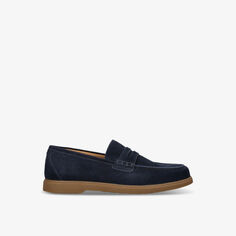 Замшевые пенни-лоферы Lucca Loake, синий