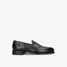 Туфли Imperial из зернистой кожи Loake, черный