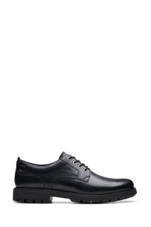 Кожаные ботинки Batcombe со шнуровкой Clarks, черный