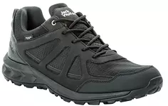 Кроссовки Jack Wolfskin "WOODLAND 2 TEXAPORE LOW M", водонепроницаемые, черный
