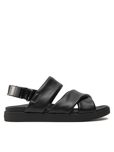 Сандалии Padded Criss Cross Sandal Calvin Klein, черный