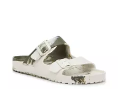 Сандалии Arizona Essentials EVA Slide Sandal Birkenstock, белый/темно-зеленый