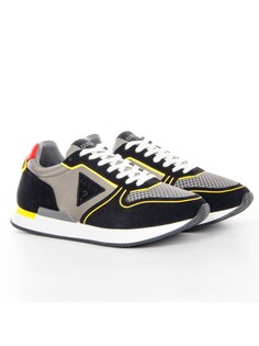 Кроссовки potenza classic с треугольным логотипом Guess, серый