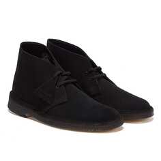 Замшевые ботинки дезерты originals Clarks, черный