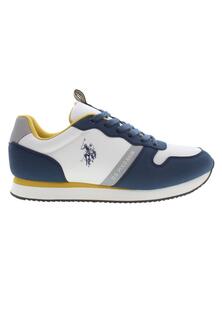 Кроссовки с контрастным логотипом U.S. Polo Assn, синий
