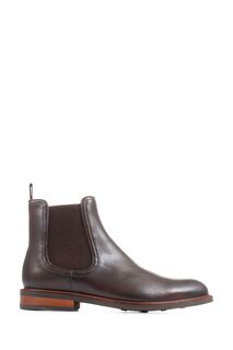 Кожаные коричневые ботинки челси и ботинки Eastbourne Jones Bootmaker, коричневый