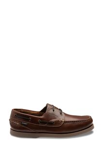 Туфли-лодочки Lymington с 2 люверсами Loake, коричневый