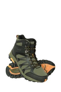 Мужские водонепроницаемые треккинговые туфли софтшелл trekker ii Mountain Warehouse, зеленый