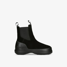 Замшевые ботинки челси Luna Moon Boot, черный
