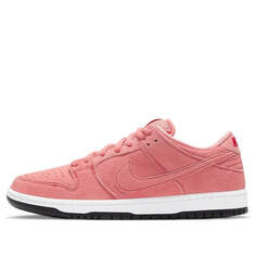 Кроссовки sb dunk low Nike, розовый