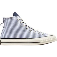 Кеды Converse Chuck 70 Hi, цвет Washed Indigo/Egret/Black