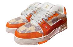 Обувь для скейтбординга Louis Vuitton унисекс, оранжевый цвет