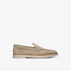 Замшевые лоферы Altea Magnanni, цвет bone
