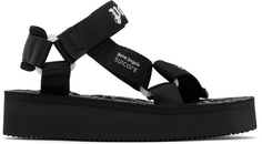 Черные сандалии Suicoke Edition Depa Palm Angels, цвет Black/White
