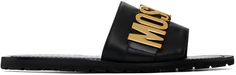 Черные сандалии Moschino