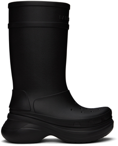 Черные ботинки Crocs Edition Balenciaga