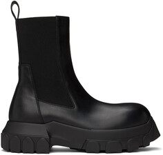 Черные ботинки челси Beatle Bozo Tractor Rick Owens, цвет Black/Black