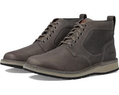Ботинки Clarks Gravelle Top, цвет Dark Grey Leather