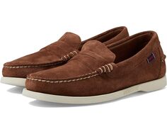 Лоферы Sebago Dan Boat Flesh Out, цвет Dark Brown/Brown Dark