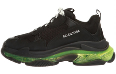Кроссовки Balenciaga Triple S Sneaker Black Yellow Fluo