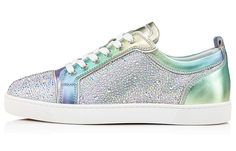 Кроссовки Christian Louboutin Skateboarding Men, серебристый/голубой