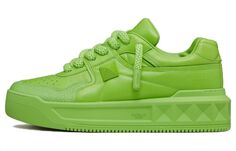 Мужские кроссовки для скейтбординга Valentino с одной заклепкой, зеленый
