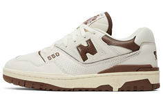 Кроссовки New Balance NB 550 Vintage Basketball Unisex, белый/коричневый
