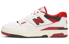 Кроссовки New Balance NB 550 Vintage Basketball Unisex, белый/красный