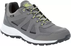 Кроссовки Jack Wolfskin "WOODLAND 2 TEXAPORE LOW M", водонепроницаемые, цвет Grau-Lime
