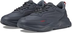 Кроссовки HUGO Running Style Sneakers with Thick Rubber Sole, цвет Slate Grey