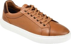 Кроссовки Thomas & Vine Canton Embossed Leather Sneaker, коричневый