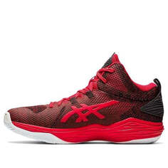 Кроссовки nova flow красные баскетбольные кроссовки Asics, красный
