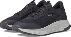 Кроссовки BOSS Modern Knit Structure Running Sneakers, цвет Dark Charcoal