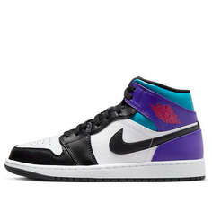 Кроссовки 1 средние Air Jordan, белый
