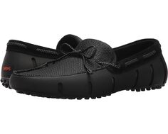 Лоферы SWIMS Braided Lace Loafer Driver, цвет Black/Graphite