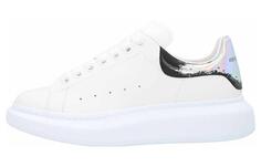 Кроссовки Alexander McQueen Oversized White White Iridescent Silver